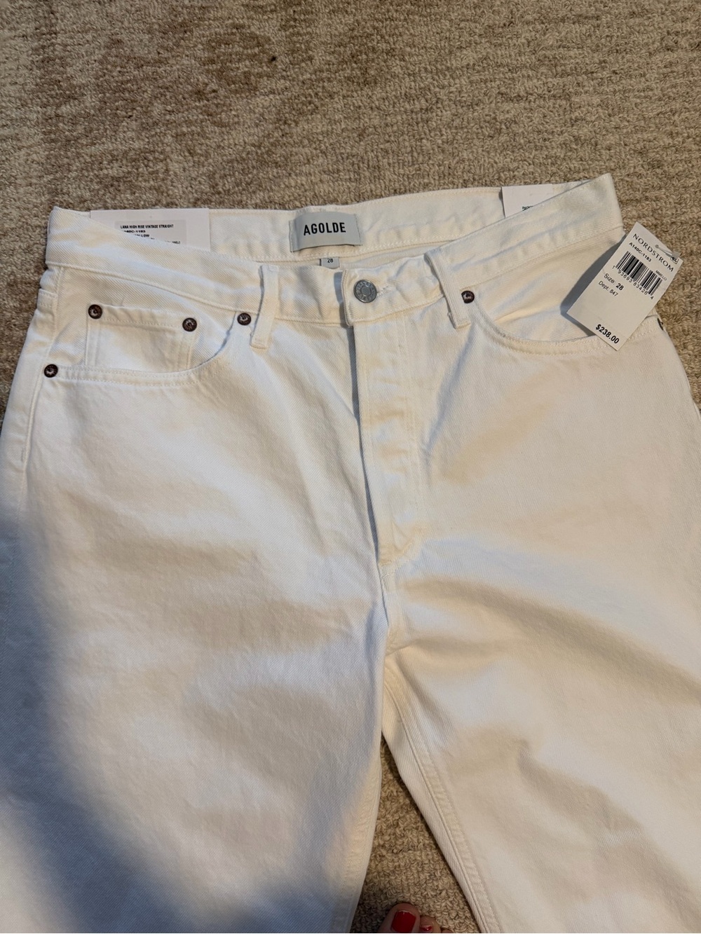 Agolde Lana vintage Straight Leg Jeans - Picture 3 of 8